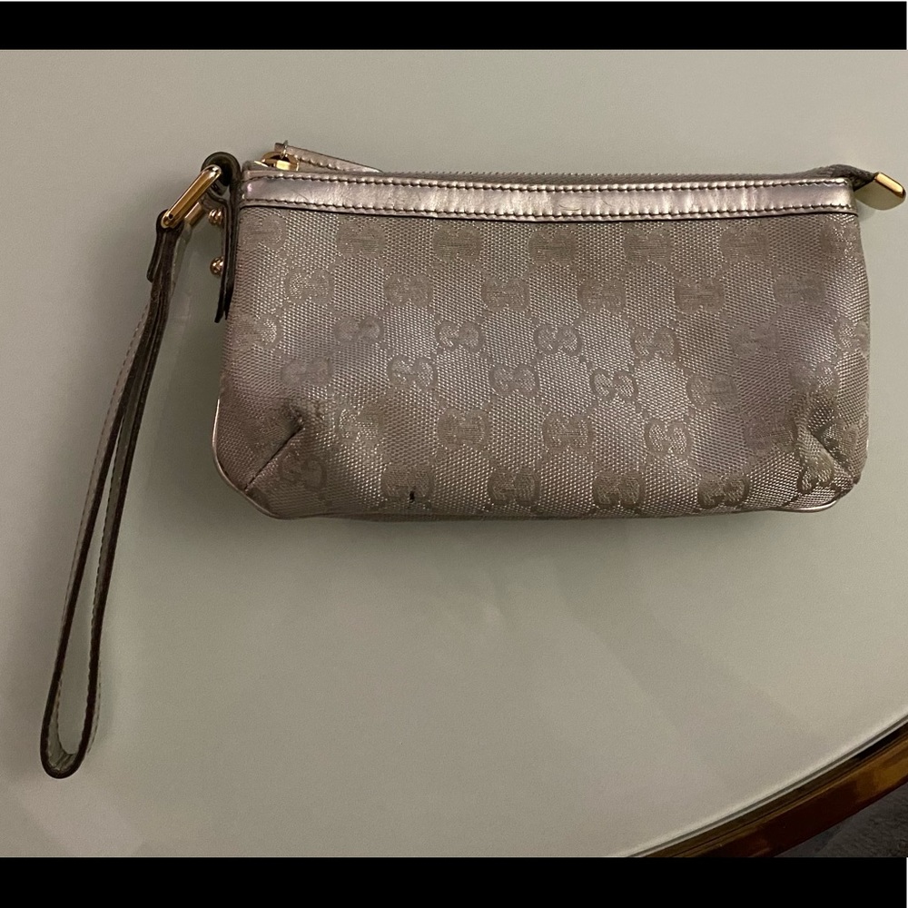 Gucci Monogram GG wristlet